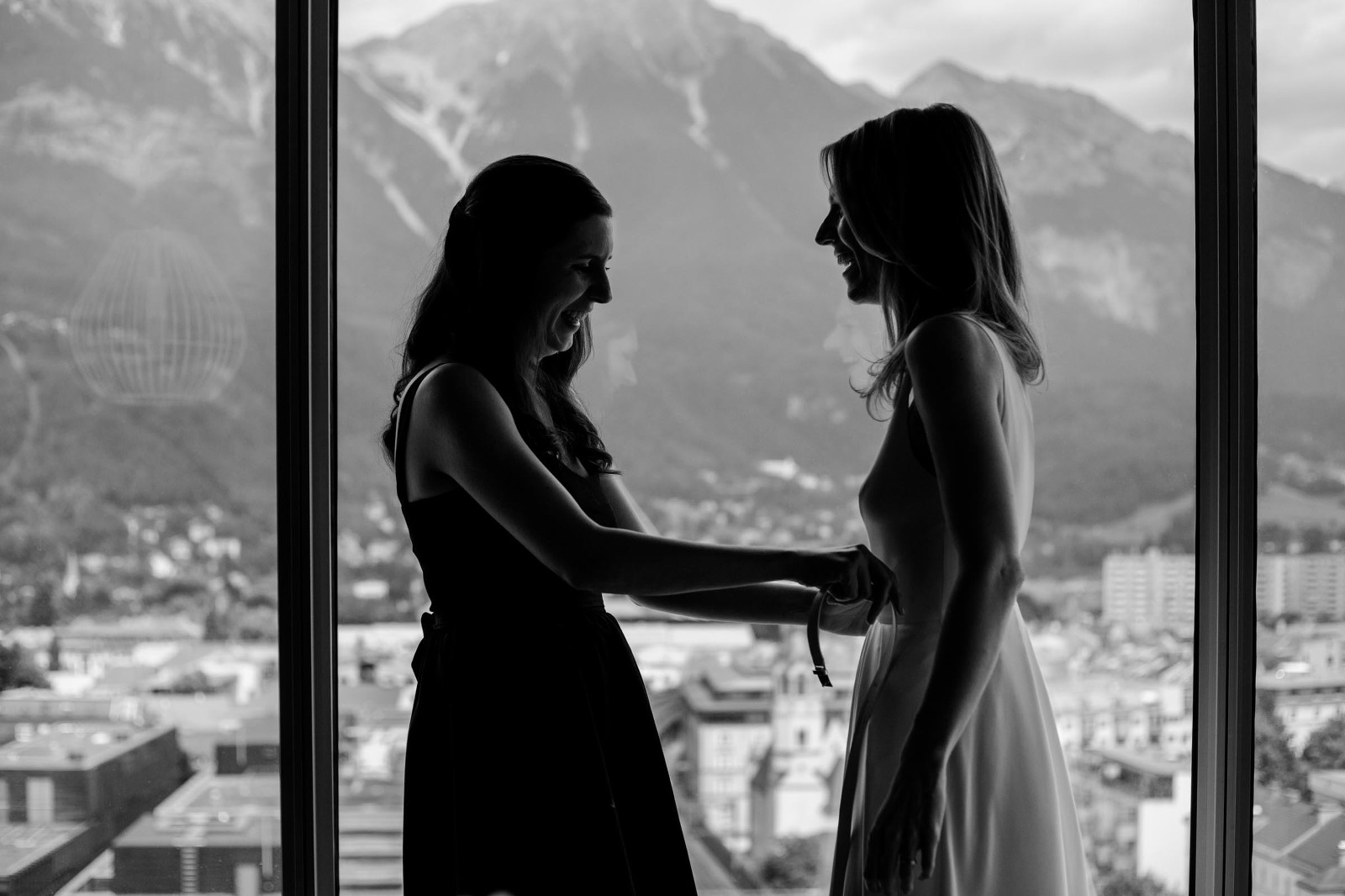 Getting Ready bei Hochzeit in Innsbruck