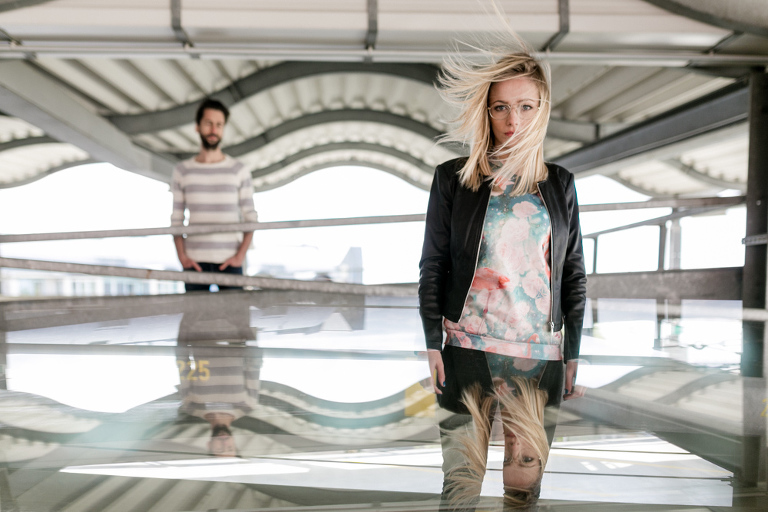 Paarfotos in Leipzig im Parkhaus