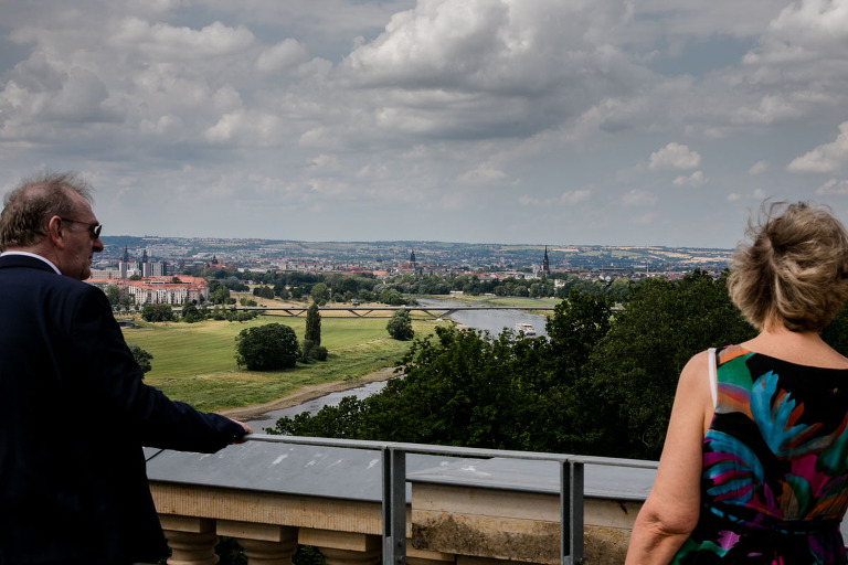 Dresden-Panorama fotografiert vom Hochzeitsfotograf in Dresden