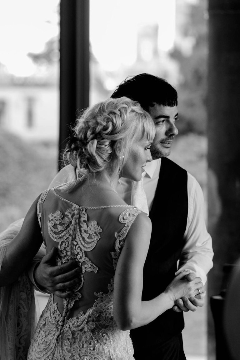 Brautpaar beim ersten Tanz im Lingner Schloss in Dresden