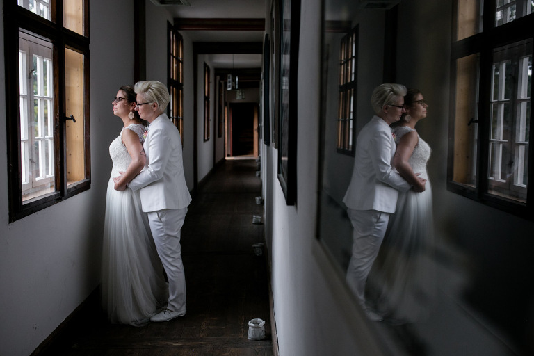 Lesbische Hochzeit bei Dresden