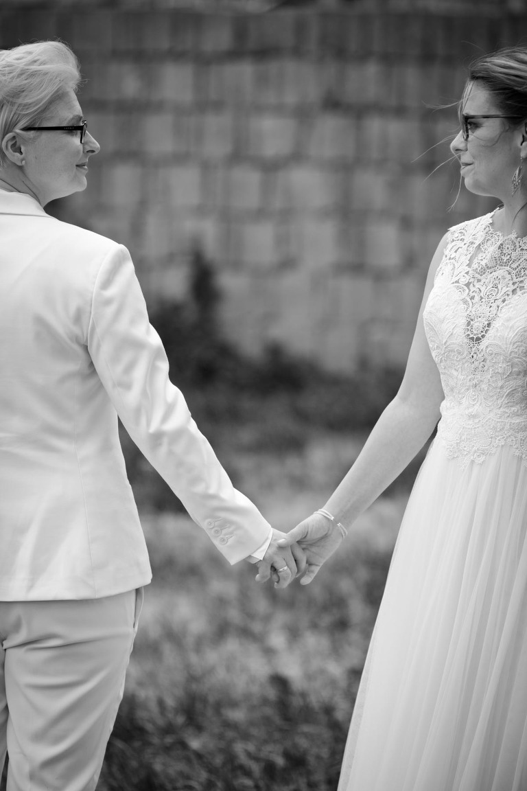 lesbische Hochzeit in Dresden