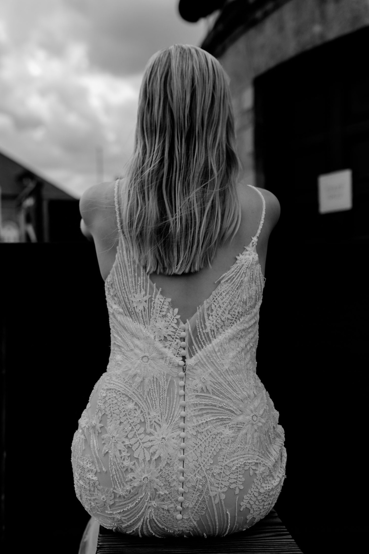 Rückenfreies Brautkleid von Pronovias