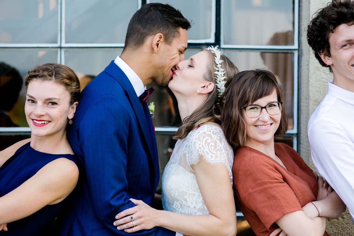 Brautpaar bei Hochzeit im Marienschacht Bannewitz