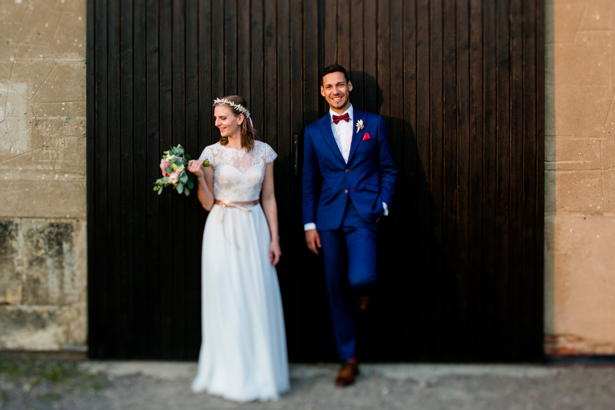 Brautpaar bei Hochzeit im Marienschacht Bannewitz