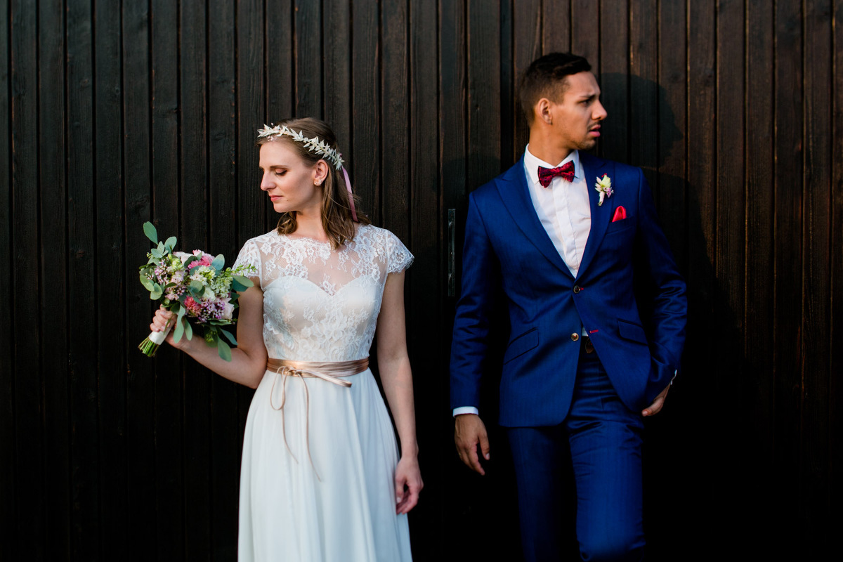Brautpaar bei Hochzeit im Marienschacht Bannewitz