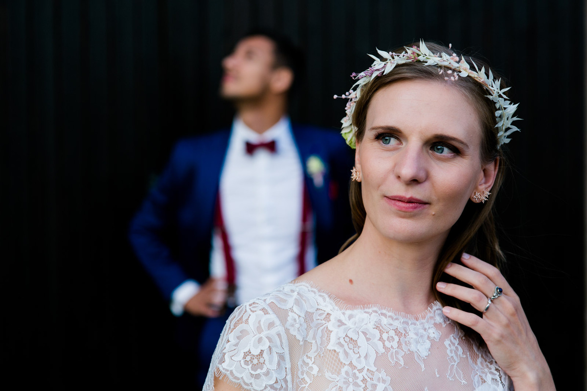 Brautpaar bei Hochzeit im Marienschacht Bannewitz