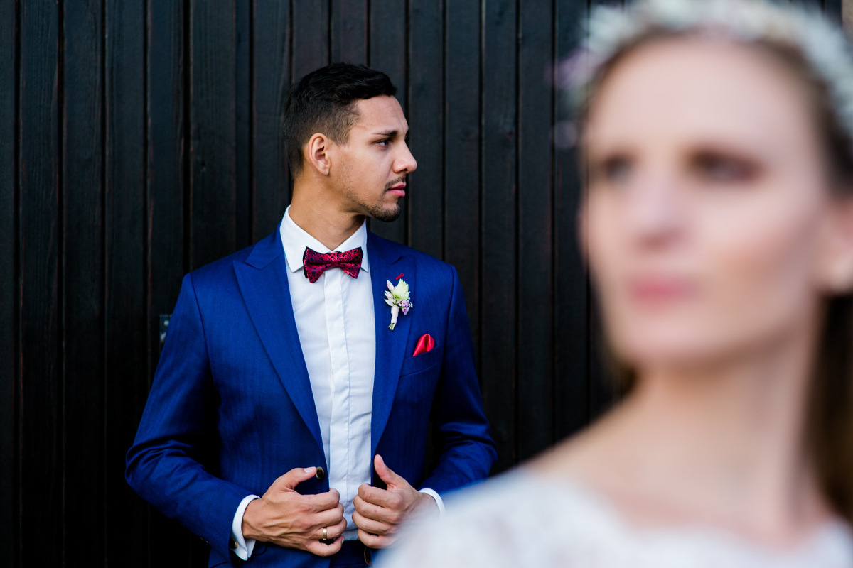 Brautpaar bei Hochzeit im Marienschacht Bannewitz