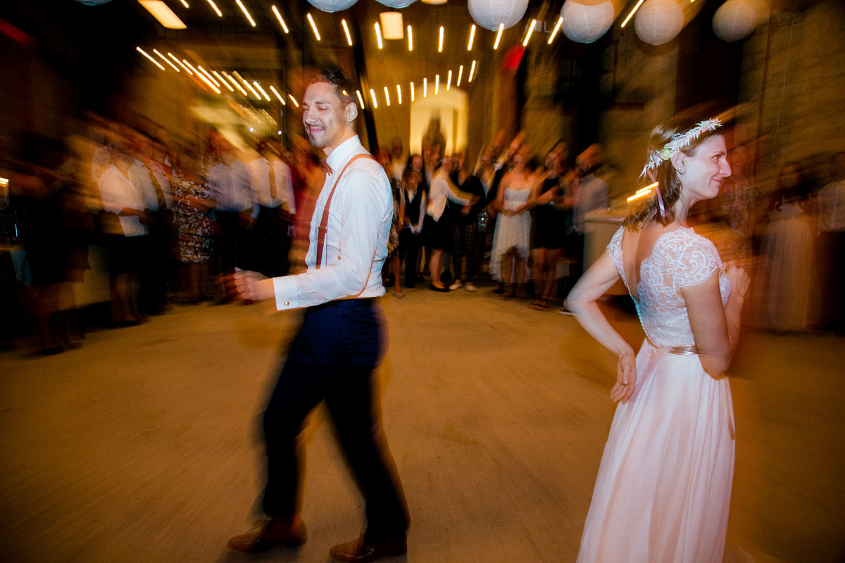 Brautpaar bei Hochzeit im Marienschacht Bannewitz