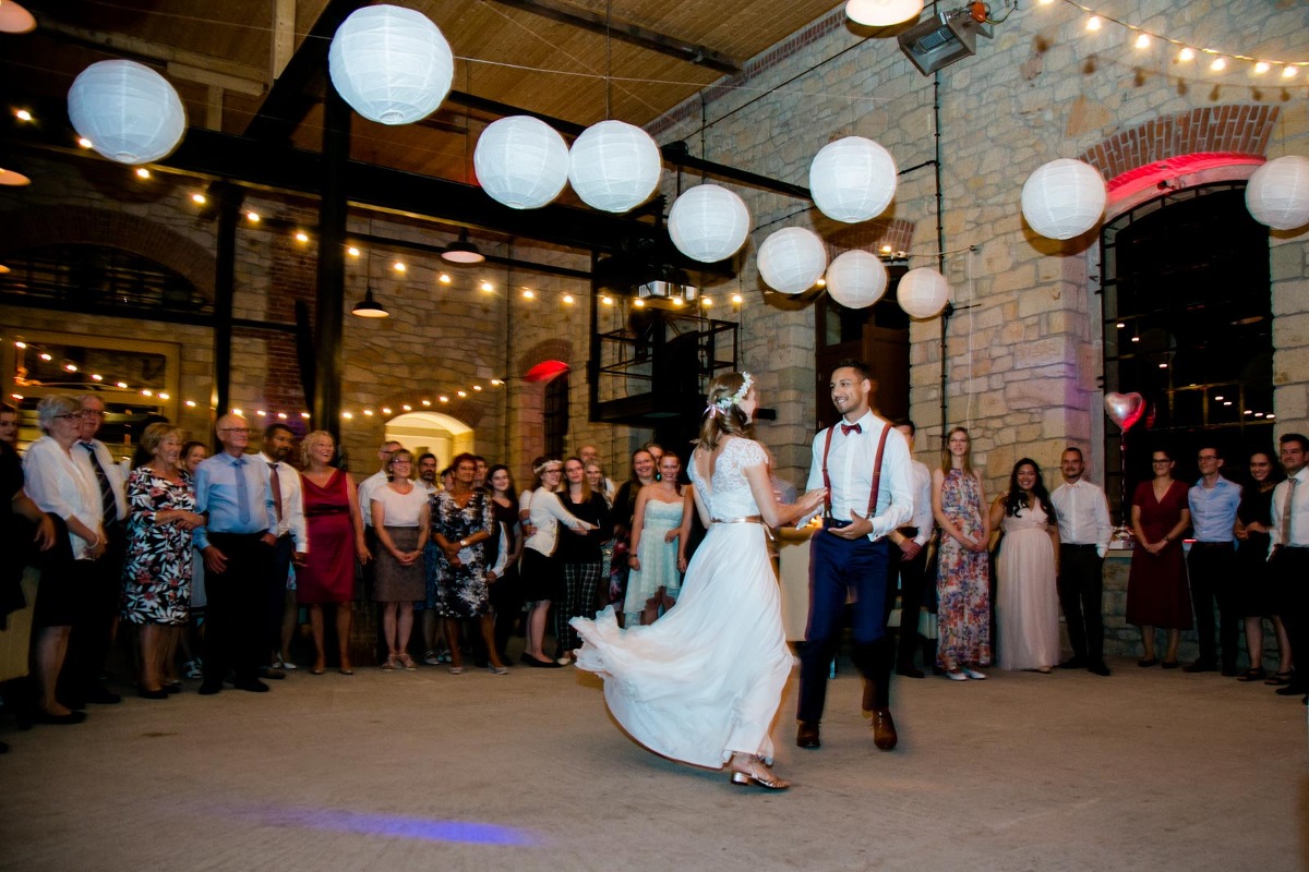 Brautpaar bei Hochzeit im Marienschacht Bannewitz
