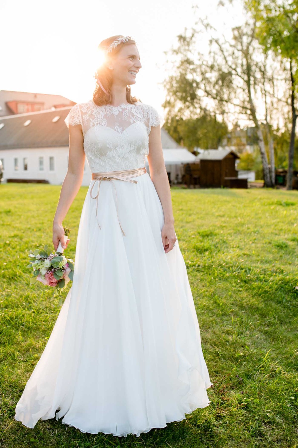 Braut bei Hochzeit im Marienschacht Bannewitz