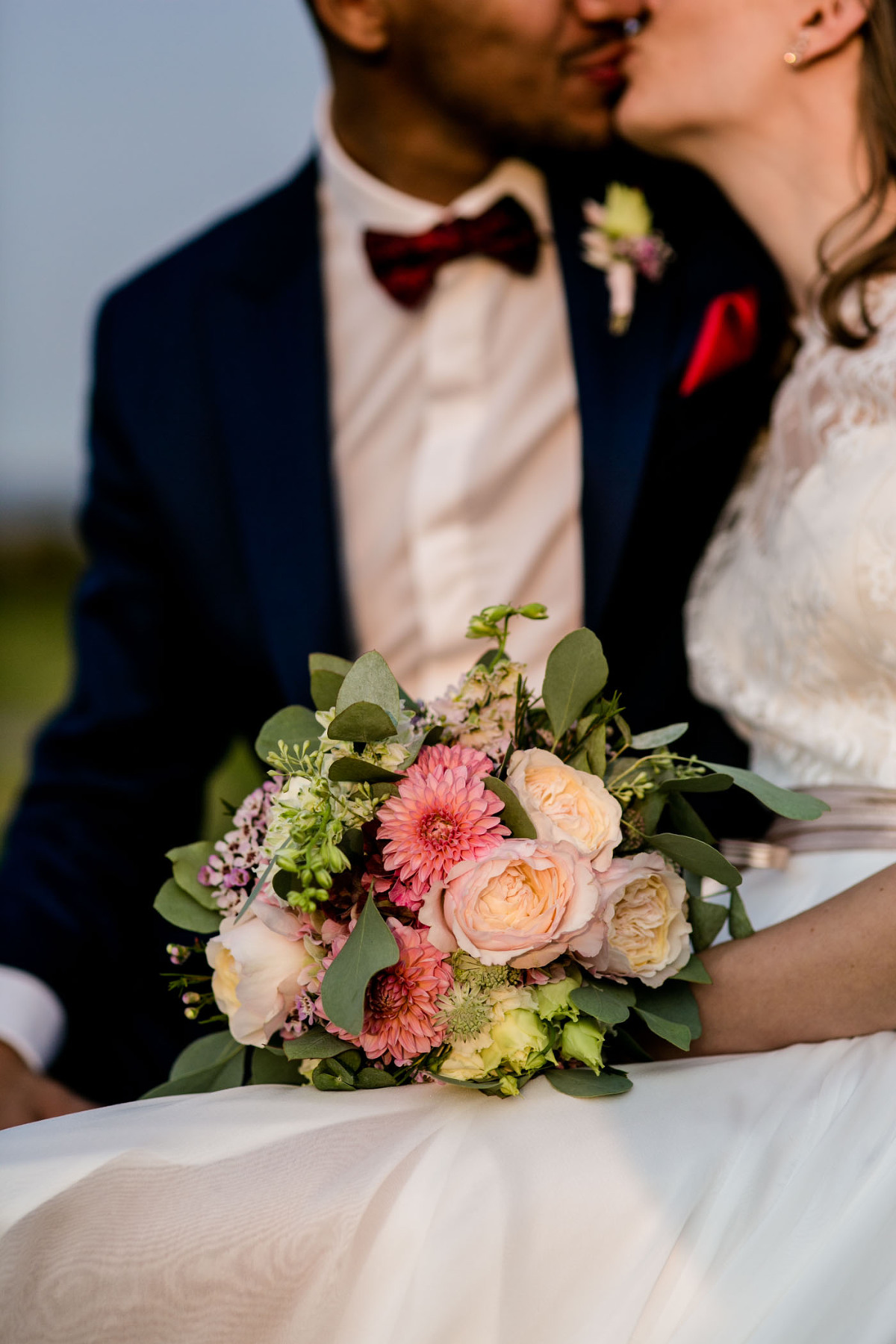 Brautpaar bei Hochzeit im Marienschacht Bannewitz