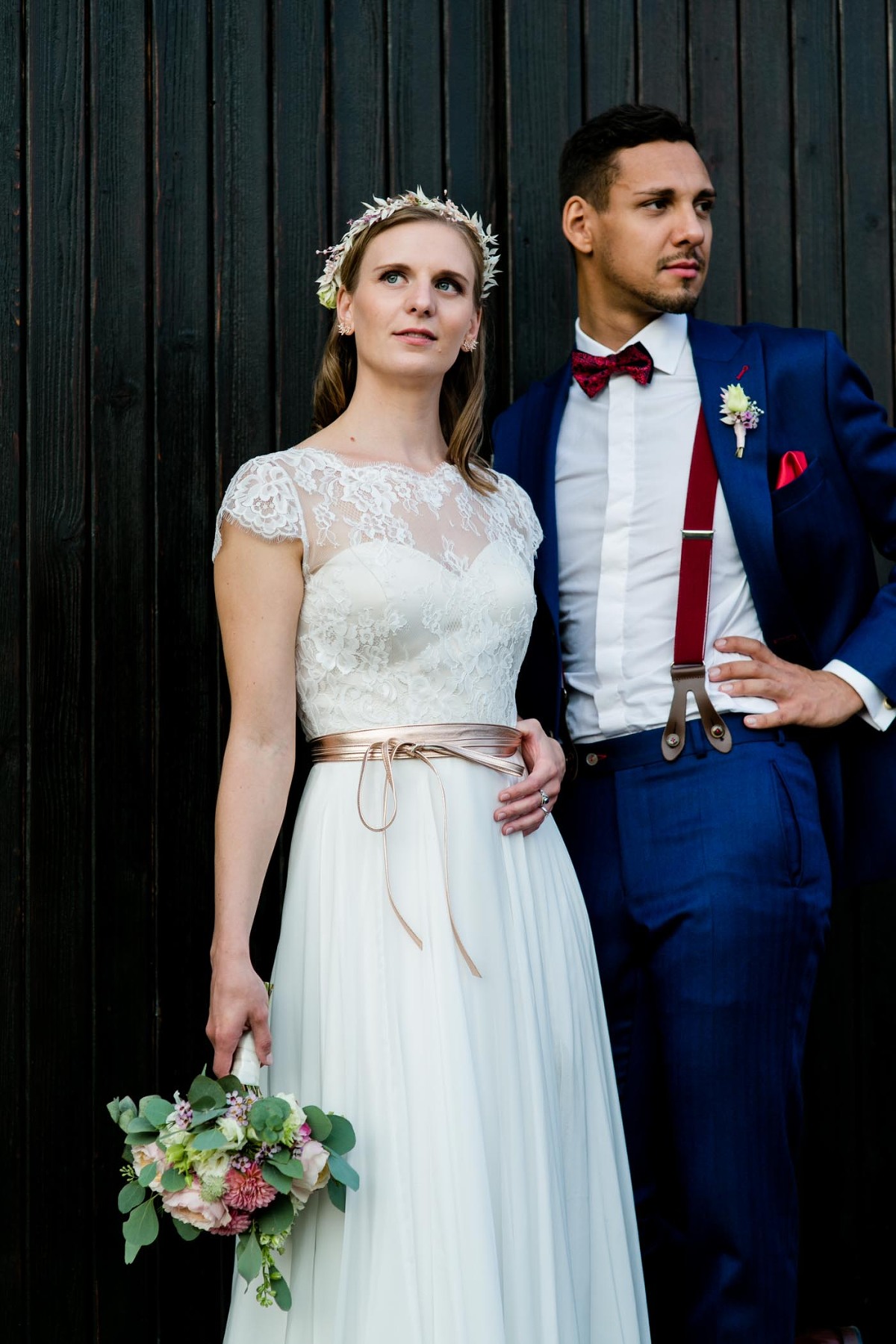 Brautpaar bei Hochzeit im Marienschacht Bannewitz
