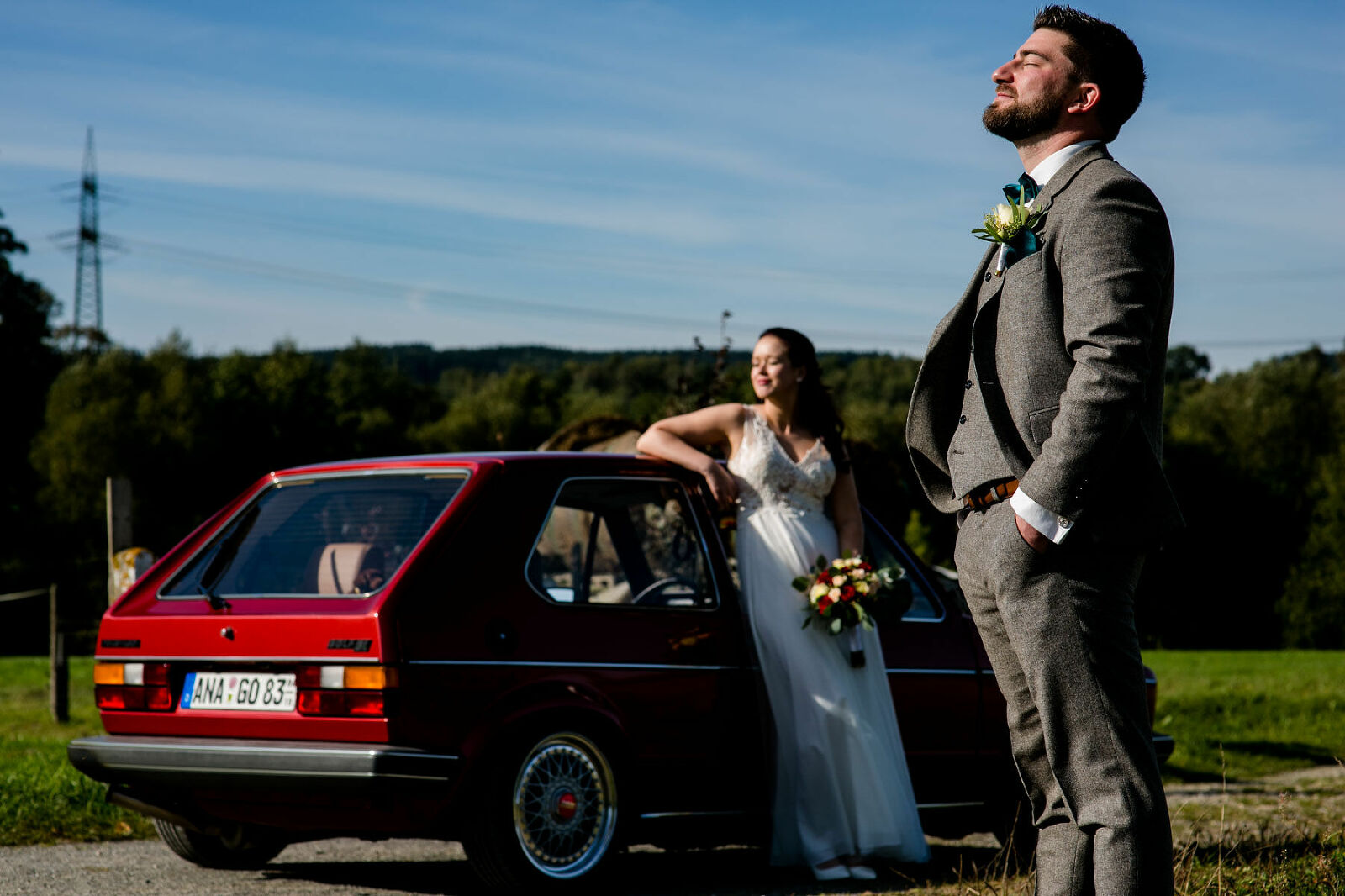 Hochzeitsauto Golf