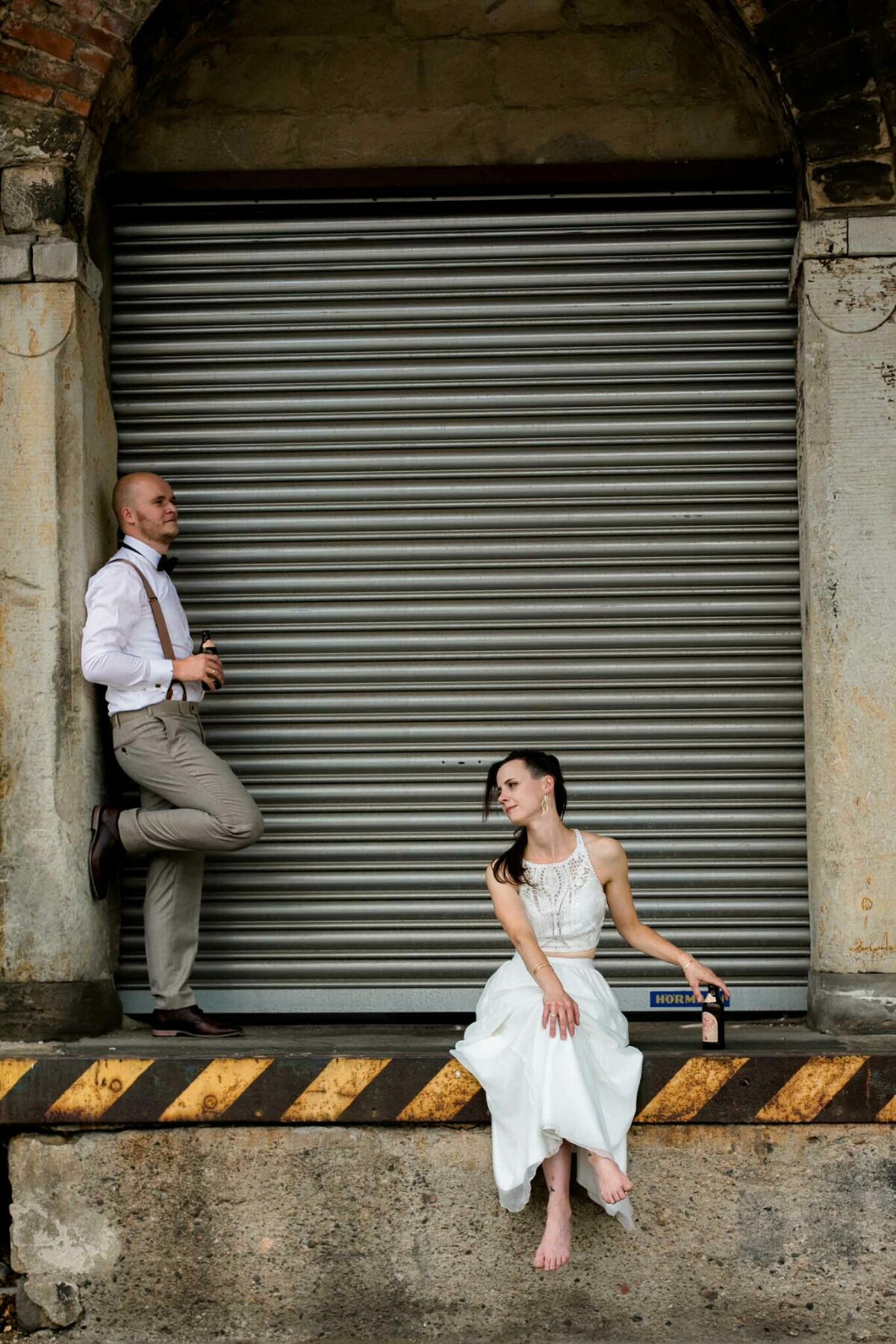 Lässige Hochzeit in Dresden