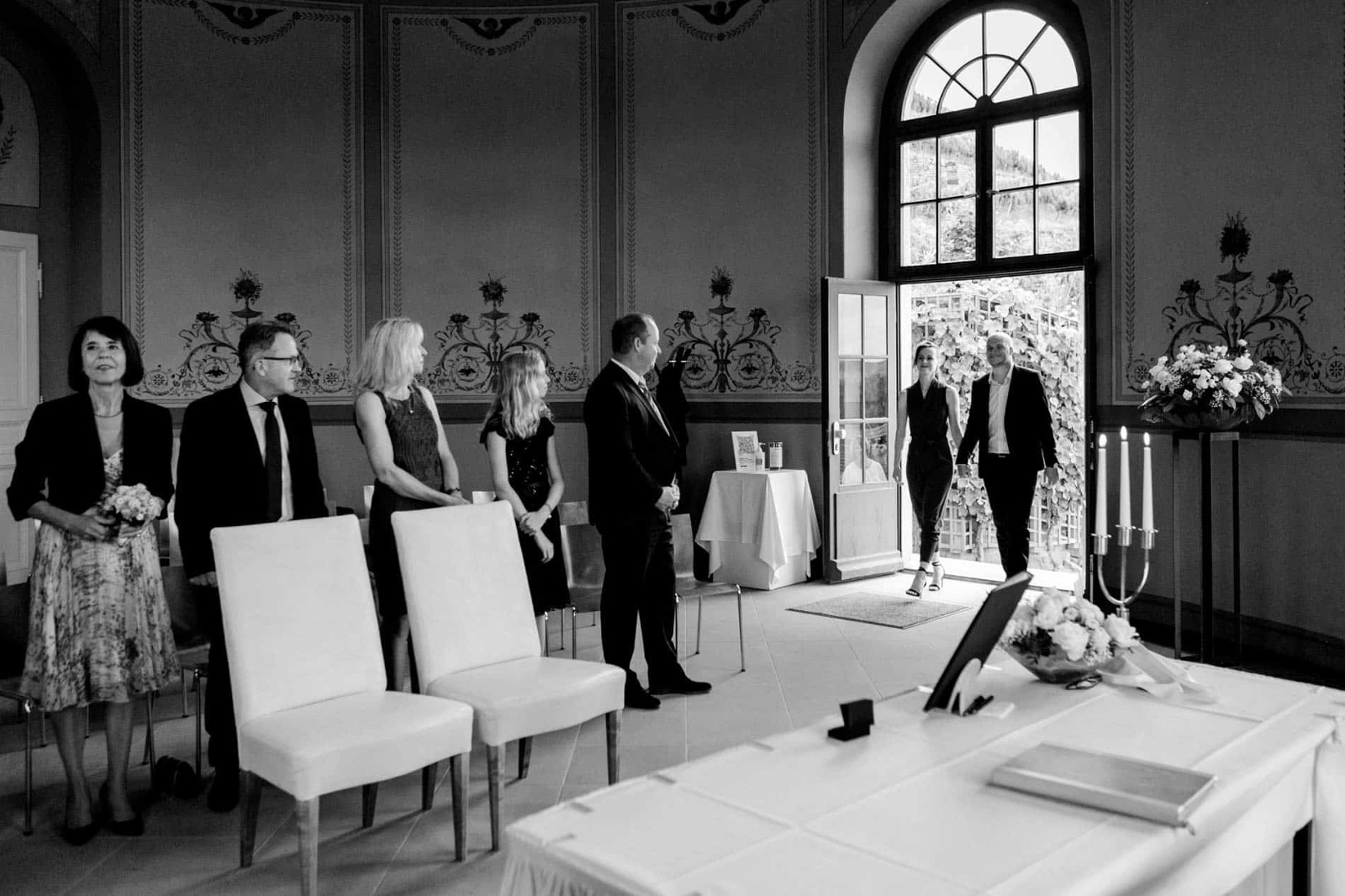 Brautpaar bei Hochzeit in Radebeul