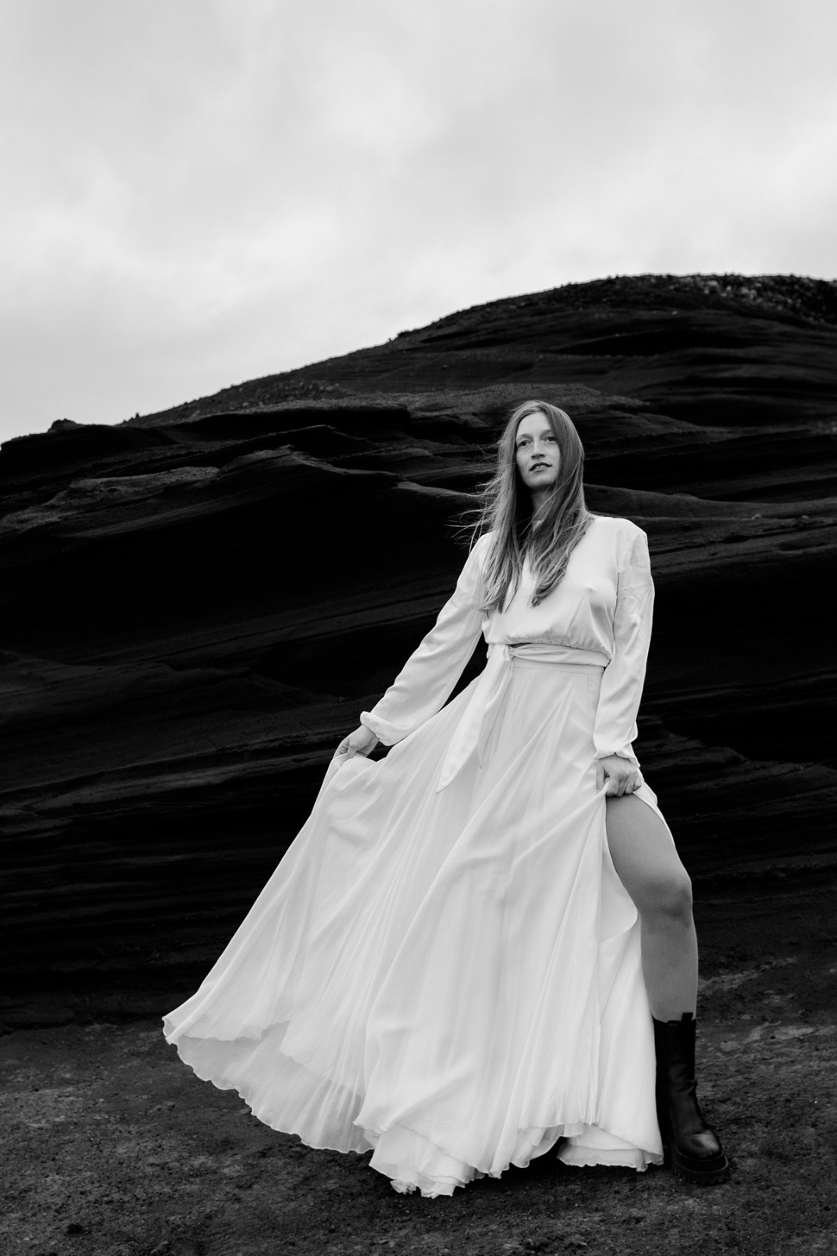 Brautmodeshoot in Island